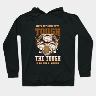 The Tough Drinks Beer Fun Good Vibes Free Spirit Hoodie